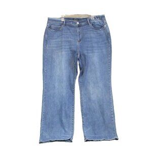 Judy Blue Jeans Wide Leg High Rise Stretch Jeans Women's Size 24W Regular Wash